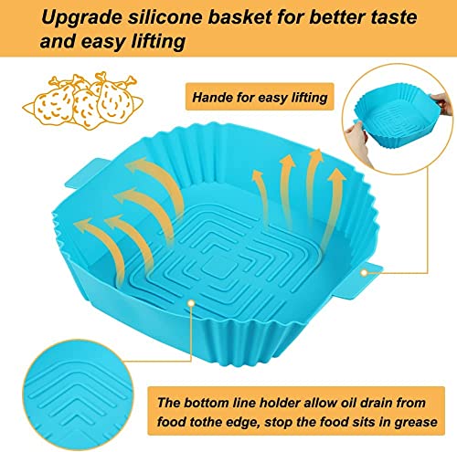 Akulife Silicone Air Fryer Liners - 2 Pack gallery image 3