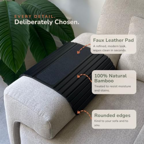 Coco Bamboo Foldable Sofa Arm Tray gallery image 4