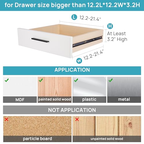 Vtopmart 8 Pack Adjustable Drawer Dividers gallery image 3