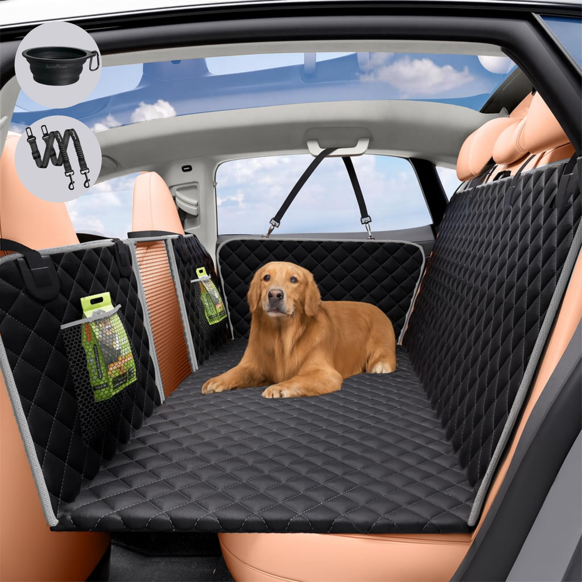 Hard Bottom Dog Car Seat Cover gallery image 1