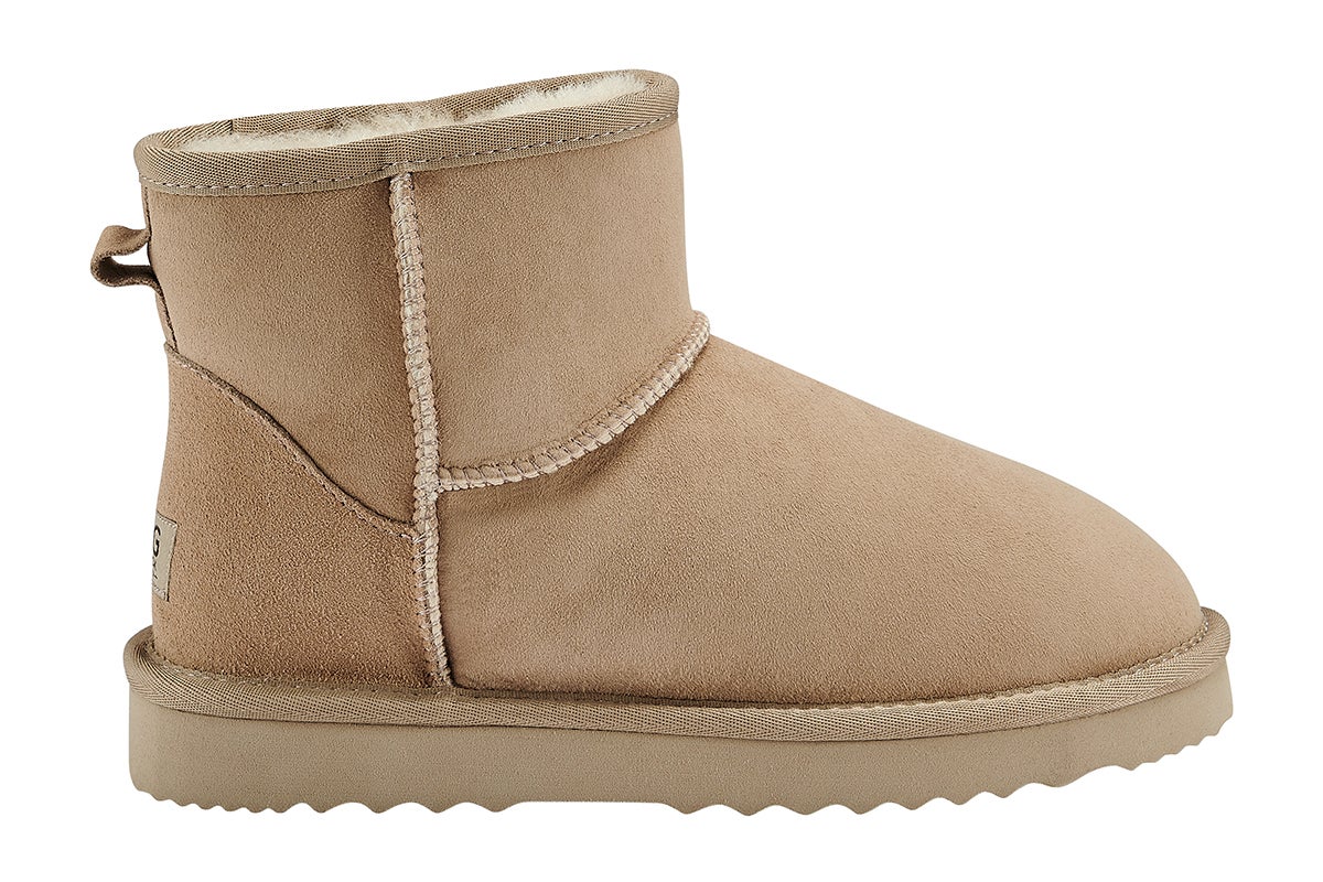 UGG Outback sand Mini Classic boot side view