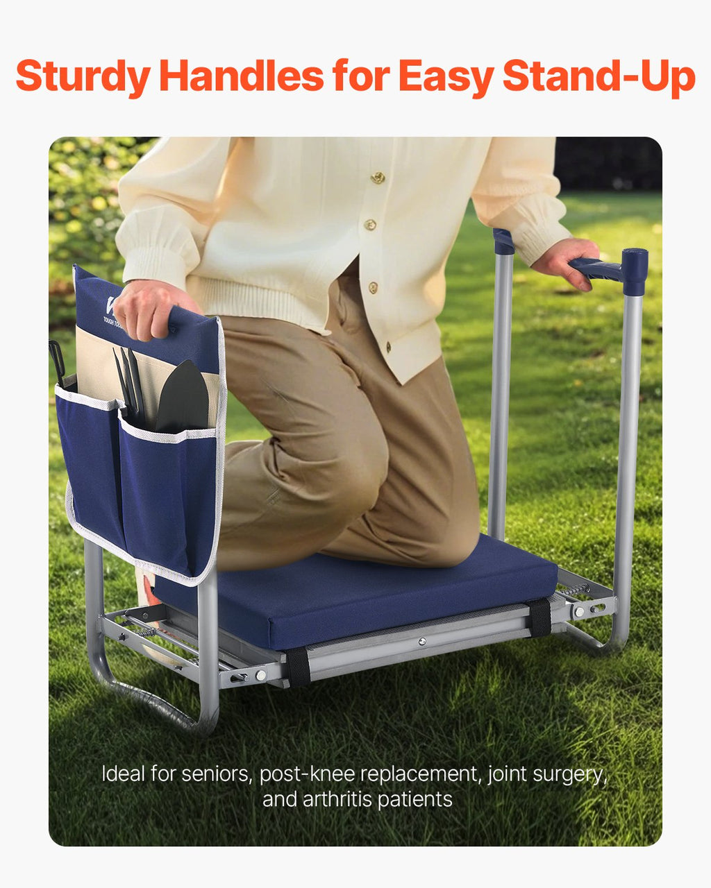 VEVOR Garden Kneeler and Seat with Tool Bag gallery image 3