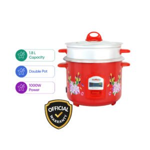 HAMKO 1.8L Double-Pot Rice Cooker